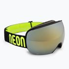 Skibrille Neon Beam black/yellow/mirror bronze