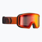 Skibrille Neon Eclipse orange/mirror red