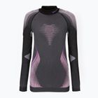 Thermo-Sweatshirt für Damen UYN Evolutyon UW Shirt Turtle Neck anthracite melange/raspberry/purple