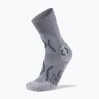 Damensocken UYN Trekking Cool Merino light grey melange/pea