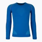 Thermoaktives Herren-Sweatshirt UYN Evolutyon UW Shirt blue/blue/orange shiny