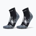 Herren­socken UYN Trekking Approach Low Cut 2 pack black/grey