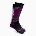 Damen Snowboard-Socken UYN Ski Snowboard black/purple