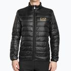 Jacke Herren EA7 Emporio Armani Train Core ID Down Light black/gold logo
