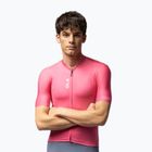 Herren-Fahrradtrikot Alé Color Block flamingo pink