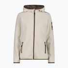 Damen-Trekkingpullover CMP 34H6376 Fix Hood cream/off white