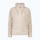 Fleecejacke für Damen CMP 36P2506 bianco gesso/kaky