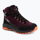 Damen-Trekkingschuhe CMP Vertyx Mid Waterproof blackberry/marigold