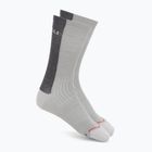Herren­socken Castelli Castelli Logo 18 Merino Sock silver gray/dark gray