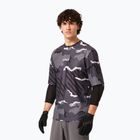 Herren Oakley Ride Free schwarzer Streifen/Grip Camo Fahrradtrikot