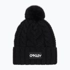 Wintermütze Oakley Harper Pom Beanie black/white logo