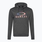 Herren Oakley Bark Fleece Hoodie dunkelgrau heather