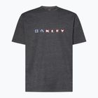 Herren Oakley Bf Oakley Bark Tee dunkelgrau hthr t-shirt