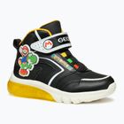 Schuhe Kinder Geox Ciberdron black/yellow