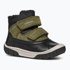 Geox Omar schwarz / dunkelgrün Kinderschneestiefel