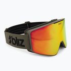 Skibrille Bliz G001 matte camo green/brown/red multi