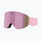 Skibrille Bliz Flow matte pink/brown/pink multi