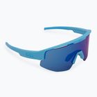 Bliz Matrix Kleine matte blau/graue blaue Spiegel-Sonnenbrille