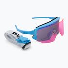 Bliz Breeze Small matte blau/grau blau Spiegel/rosa Sonnenbrille