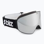 Skibrille Bliz Flow matte black/smoke/silver mirror