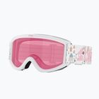 Skibrille Kinder Bliz Pixie Jr matte white/pink