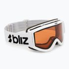 Skibrille Kinder Bliz Pixie Jr matte white/orange