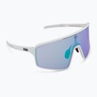 Bliz P001S Nano-Optik Nordic Light matt weiß/begonien/violett blau multi Sonnenbrille