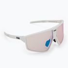 Bliz P002S Nano-Optik Nordic Light matt weiß/koralle/orange blau multi Sonnenbrille