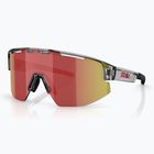 Sonnenbrille Bliz Matrix transparent dark grey/brown red multi