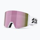 Skibrille Bliz G003S matte white/brown/pink multi