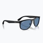 Sonnenbrille Ray-Ban RB4468 Polarized Lenses matte sand black/blue polarized