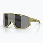 Sonnenbrille Bliz Fusion matte amber green/smoke silver mirror