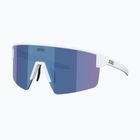 Sonnenbrille Bliz P004 Small matte white/smoke blue multi