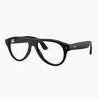 Brille mit Kamera Ray-Ban Meta Aviator shiny black/trs g. green
