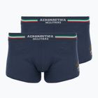 Boxershorts Aeronautica Militare AM1UBX001 Trunk 2er-Pack blue