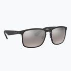 Sonnenbrille Ray-Ban Rb4264 Polarized+ Lenses matte black/silver polarized+