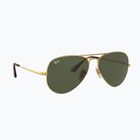 Sonnenbrille Ray-Ban Aviator Metal II gold arista/green g-15