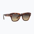 Sonnenbrille Ray-Ban State Street brown/brown gradient