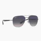 Sonnenbrille Ray-Ban RB3683 brass/blue grey polarized