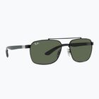 Sonnenbrille Ray-Ban RB3701 black/dark green