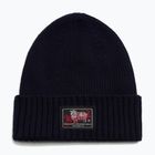 Herren-Wintermütze Woolrich Legacy Patch Beanie melton blue