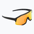 Koo Demos Sonnenbrille schwarz matt/rot verspiegelt