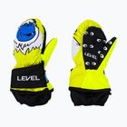 Kinder Snowboardhandschuhe Level Animal Mitt blau/rot 4174