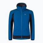 Jacke Herren Montura Premium Wind Hoody deep blue/ orange