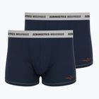 Herrenboxershorts Aeronautica Militare AM1UBX004 2 pack navy
