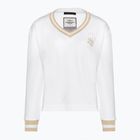 Aeronautica Militare Lady V-Neck Sweatshirt bianco ottico