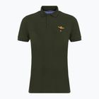 Herren Aeronautica Militare Essential verde scuro polo shirt