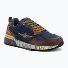 Herrenschuhe Aeronautica Militare 252SC0276UCT03546 multicolor blu navy/bruciato/vinaccia