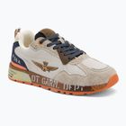 Herrenschuhe Aeronautica Militare 252SC0276UCT03546 multicolor beige/blu navy