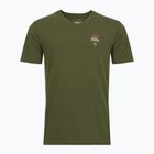 Herren T-Shirt Aeronautica Militare AM1UTI006 V-Neck military